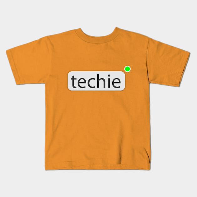 techie programmer guy Kids T-Shirt by dblaiya